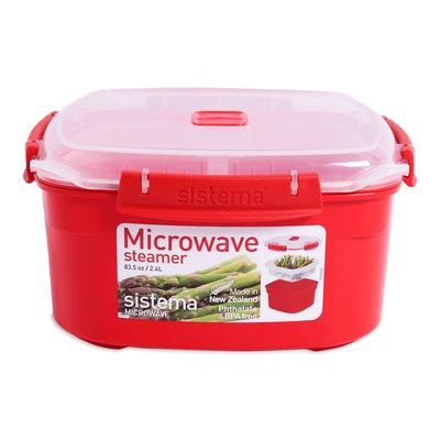 Gambar Sistema Steamer Microwave 2.4 Liter - Merah
