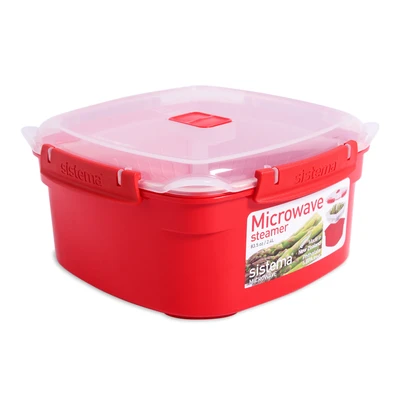 Gambar Sistema Steamer Microwave 2.4 Liter - Merah