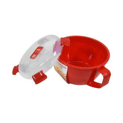 Gambar Sistema Mangkuk Mie Microwave Plastik 940 ml - Merah