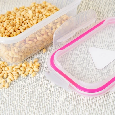Gambar Delicia Wadah Makanan Rectangular 1 Liter - Pink