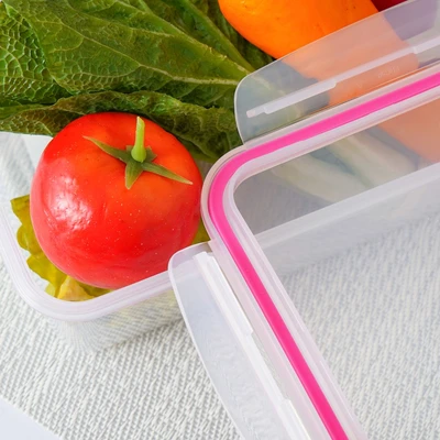 Gambar Delicia Wadah Makanan Rectangular 2.3 Liter - Pink