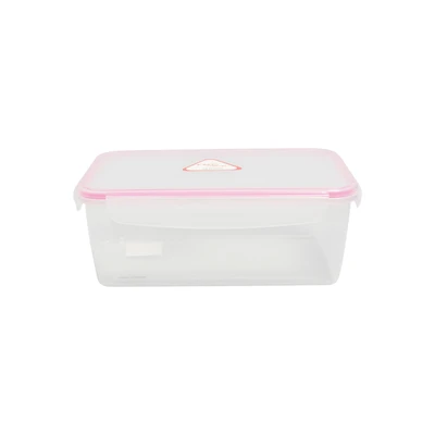 Gambar Delicia Wadah Makanan Rectangular 2.3 Liter - Pink