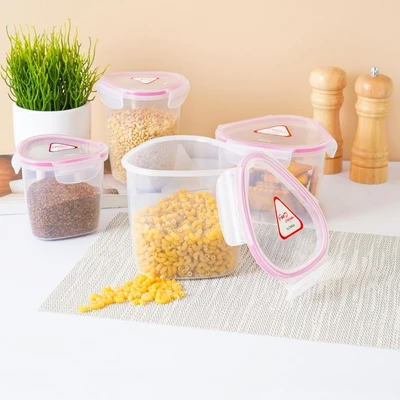 Gambar Delicia Wadah Makanan Triangle 1.6 Liter - Pink