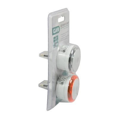 Gambar Gao Lampu Tidur LED Set 2 pcs - Putih/Oranye