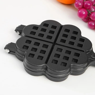 Gambar Krischef Wajan Waffle Hati Cxh-800 - Hitam