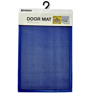 Gambar Krisbow Keset Pintu PVC 40x60 cm - Biru
