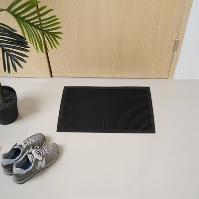 Gambar Krisbow Keset Pintu PVC 40x60 cm - Hitam