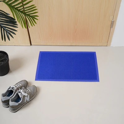 Gambar Krisbow Keset Pintu PVC 45x75 cm - Biru
