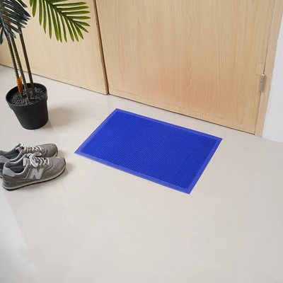 Gambar Krisbow Keset Pintu PVC 45x75 cm - Biru