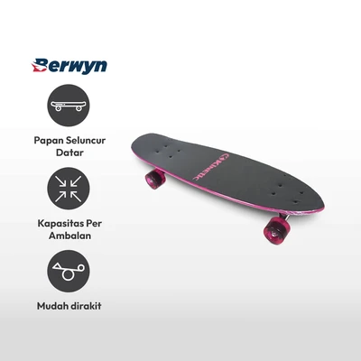 Gambar Berwyn Penny Skateboard Single Kick Concave