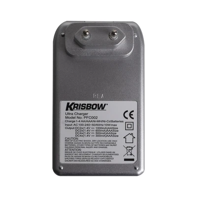 Gambar Krisbow Charger Baterai Ni-mh/ni-cd 4xaa/aaa