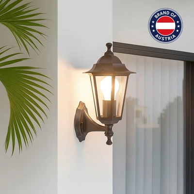 Gambar Eglo Laterna-IV Lampu Dinding 22468 - Hitam