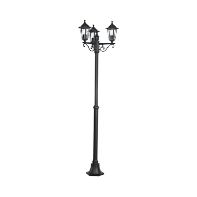 Gambar Eglo Laterna-IV Lampu Taman Pole 3L - Hitam
