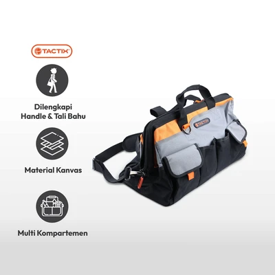 Gambar Tactix Tas Perkakas Kanvas 50 cm