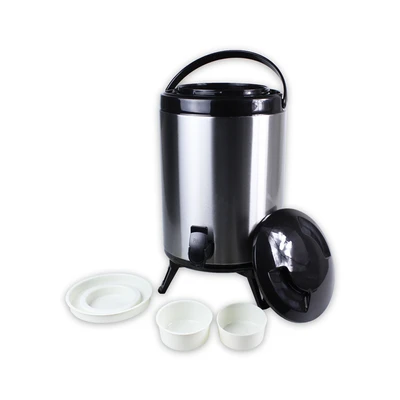 Gambar Kris Dispenser Minuman Vacuum Stainless Steel Printed 9.5 Liter - Hitam
