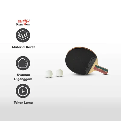 Gambar Double Fish Set Bat Tenis Meja 4A-E