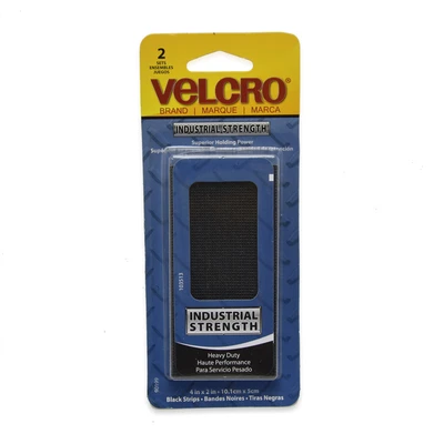 Gambar Velcro Industrial Strength Tape 5x10 cm 2 Pcs - Hitam