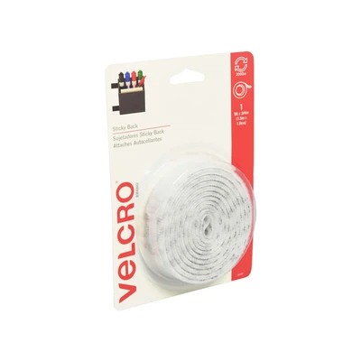 Gambar Velcro Sticky Tape 1.5 M x 1.9 cm - Putih