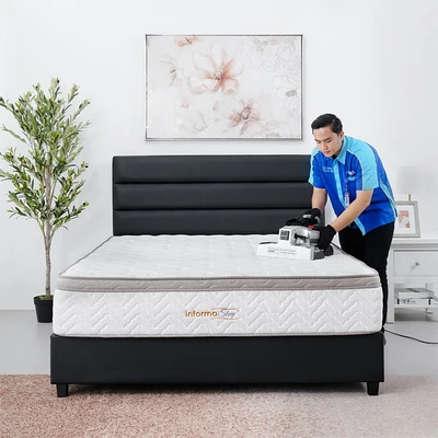Gambar Jasa Paket 2X Vaccum Mattress Queen Clean & Care