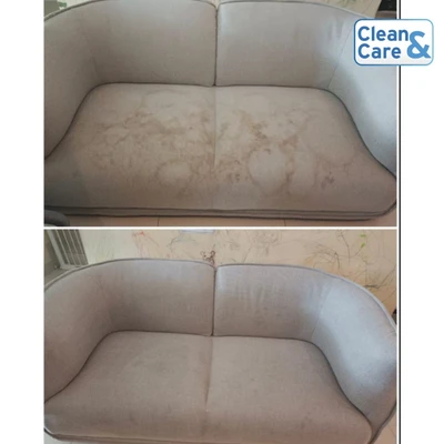 Gambar Jasa Pembersihan Sofa Sectional Fabric 2 Dudukan Clean & Care