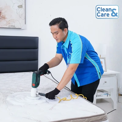 Gambar Jasa Pembersihan 1 Sisi Matras Extra King Clean & Care