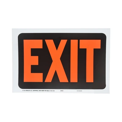 Gambar Hy-ko Sign Label Exit 22x30 Cm