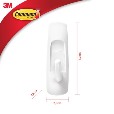 Gambar 3m Command Gantungan Dinding Serbaguna Medium Hooks 17001anz