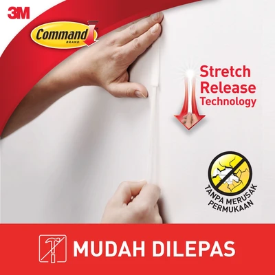 Gambar 3m Command Gantungan Dinding Serbaguna Medium Hooks 17001anz