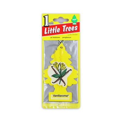 Gambar Little Trees Tree Vanila Roma Pengharum Mobil Gantung - Kuning