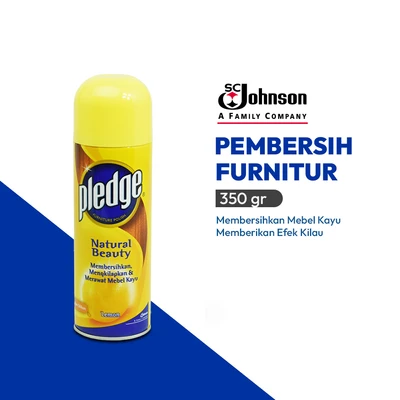 Gambar Johnson Pledge Lemon Spray Pembersih Furnitur 350 gr