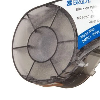 Gambar Brady Label Cartridge 0.75 Inch BMP21 M21-750-595-WT - Hitam/Putih