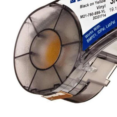 Gambar Brady Label Cartridge 0.75 Inch BMP21 M21-750-595-YL - Hitam/Kuning