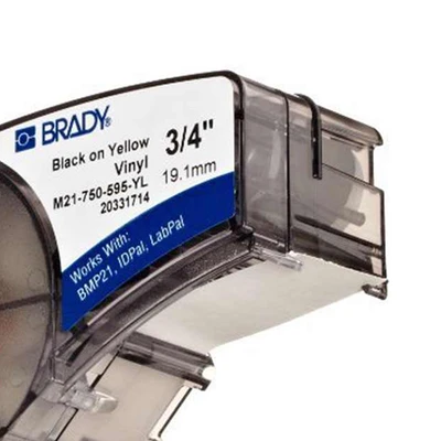 Gambar Brady Label Cartridge 0.75 Inch BMP21 M21-750-595-YL - Hitam/Kuning