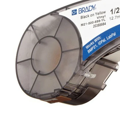 Gambar Brady Label Cartridge 1/2 Inch BMP21 M21-500-595-YL - Hitam/Kuning