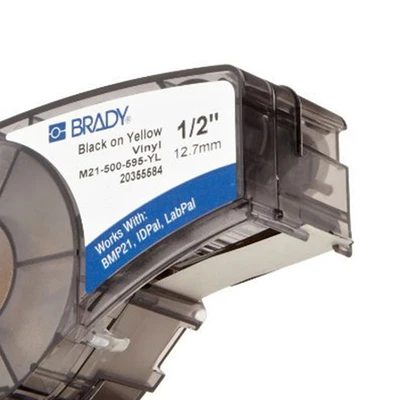 Gambar Brady Label Cartridge 1/2 Inch BMP21 M21-500-595-YL - Hitam/Kuning
