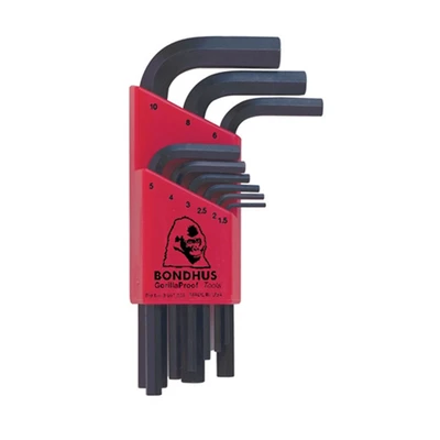 Gambar Bondhus Kunci L Hexagonal S 1.5-10 mm Hlx9Ms Set 9 pcs