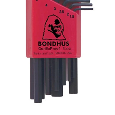 Gambar Bondhus Kunci L Hexagonal S 1.5-10 mm Hlx9Ms Set 9 pcs