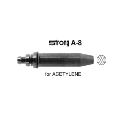 Gambar Chiyoda Cutting Tip A8 Tipe Strong 8 ACT No.2 - Silver