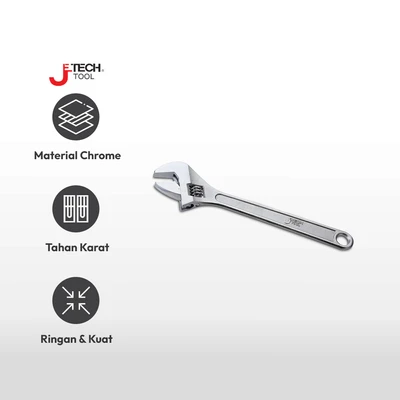 Gambar Jetech Kunci Inggris 6 Inch