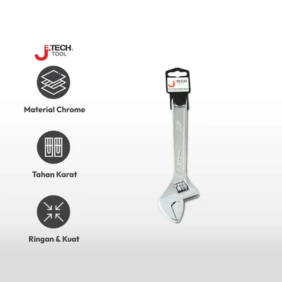 Gambar Jetech Kunci Inggris 8 Inch
