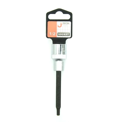 Gambar Jetech Mata Kunci Sok Bit Hex SQ1/2Inch H4mm 10cm