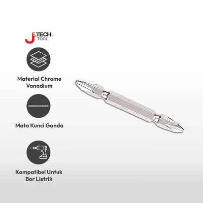 Gambar Jetech Double Head Bit Philip #2X110 mm (2)