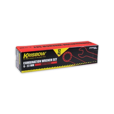 Gambar Krisbow Set Kunci Ring Pas 6-22mm 12Pcs