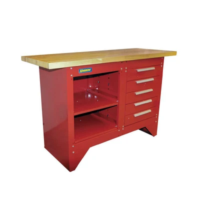Gambar Krisbow 137x51x86.5 cm Meja Workshop - Merah