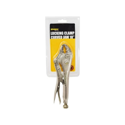 Gambar Krisbow Tang Penjepit Locking Plier Curve Jaw 10 Inch Lrlc10