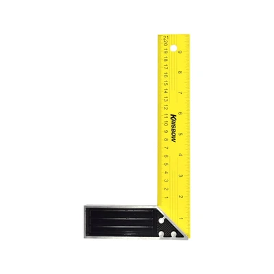 Gambar Krisbow Penggaris Siku Besi 25 cm