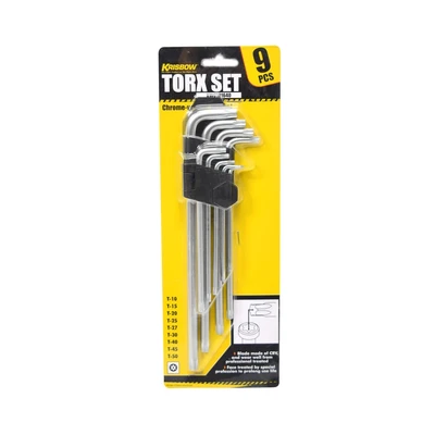 Gambar Krisbow Kunci L Torx T10-T50 Set 9 pcs
