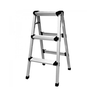 Gambar Krisbow Tangga Lipat Aluminium Tanpa Pegangan 3 Step