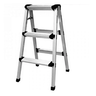 Gambar Krisbow Tangga Lipat Aluminium Tanpa Pegangan 3 Step