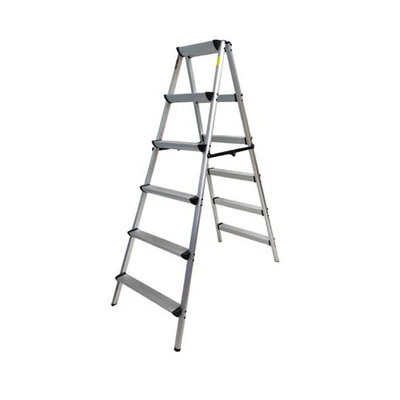 Gambar Krisbow Tangga Lipat Aluminium Tanpa Pegangan 6 Step